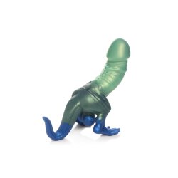 XR PLAY HARD Creature Cocks Jurassic Cock Dinosaur Dildo Grün/Blau