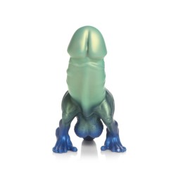 XR PLAY HARD Jurassic Cock Dinosaur Dildo Grün/Blau
