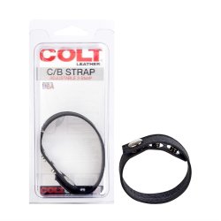 COLT Adjustable 3-Snap C/B Strap aus Leder