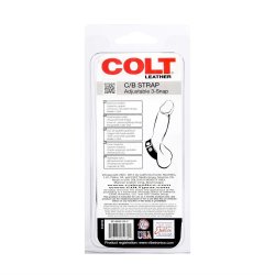 COLT Adjustable 3-Snap C/B Strap aus Leder