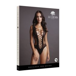 LE DÉSIR Contrast Fence Net Teddy Schwarz