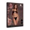 LE DÉSIR Keyhole Mesh BH Schwarz