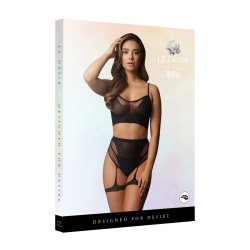 LE DÉSIR BH-Set mit Strumpfhalter Schwarz OneSize