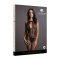 LE DÉSIR Criss Cross Neck Bodystocking Schwarz OneSize