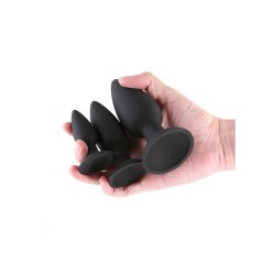 NS NOVELTIES RENAGADE Triple Strike Anal-Plug 3er-Set Schwarz