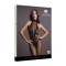LE DÉSIR Fishnet & Lace Bodystocking Open Crotch Schwarz One Size