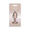 NS NOVELTIES Rear Assets Iridescent Anal-Plug mit Ziersteinen Rosé-Gold Small