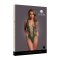 LE DÉSIR V-Neck Net Teddy Grün One Size