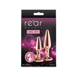 NS NOVELTIES Rear Assets Anal-Plug 2er-Set Rosé-Gold