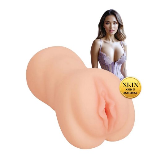 XKIN Secret Affairs Soft and Sweet Delilah Masturbator Large aus TPE Beige