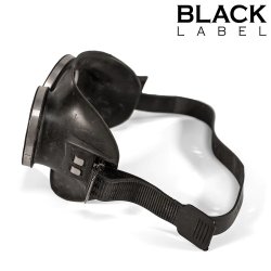 BLACK LABEL Rubber Army Piss Goggles Schwarz
