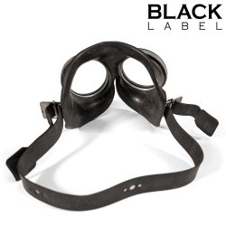 BLACK LABEL Rubber Army Piss Goggles Schwarz