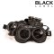 BLACK LABEL Rubber Army Piss Goggles Schwarz