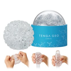 TENGA Geo Coral Masturbator Transparent
