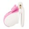 COCKLOCK Nesdick Cage 7.5 x 3.5 cm Weiss / Pink