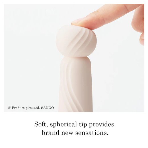 IROHA Rin + Sango Soft Vibrator Beige -Rosa