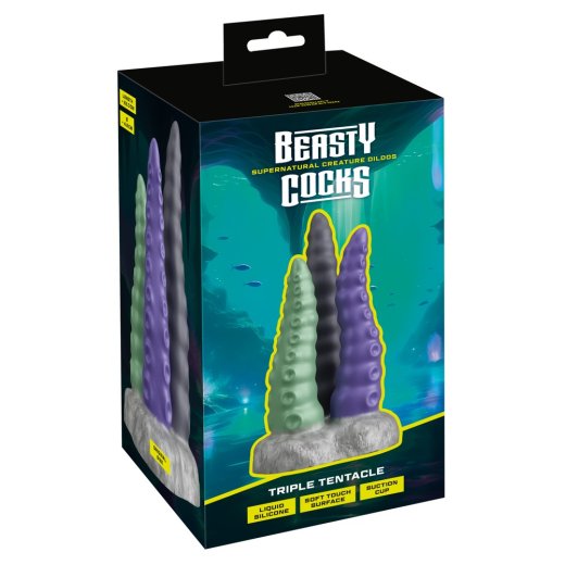 BEASTY COCKS Triple Tentacle Multicolor
