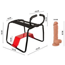 YOU 2 TOYS The Ultimate Sex Stool Schwarz/Rot
