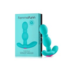 FEMMEFUNN Funn Anal-Plug mit Vibration Türkis