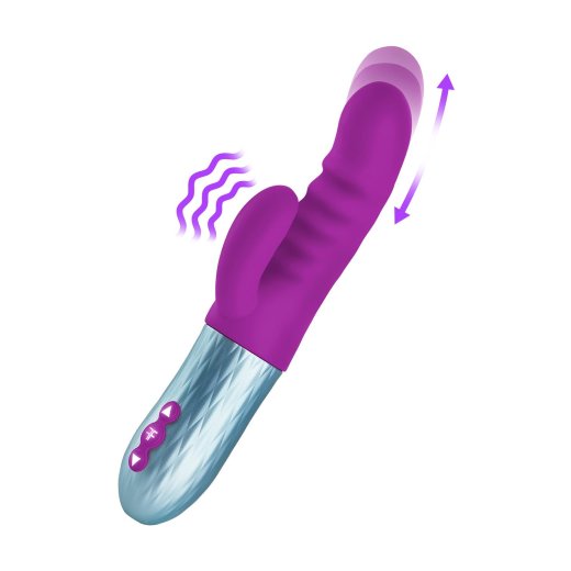 FEMMEFUNN Essenza Rabbit Vibrator mit Stossfunktion Violett