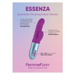 FEMMEFUNN Essenza Rabbit Vibrator mit Stossfunktion Violett