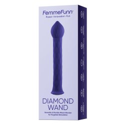 FEMMEFUNN Diamond Wand mit Vibration Violett