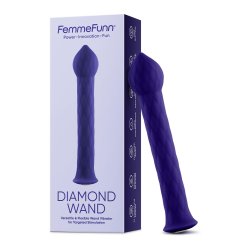 FEMMEFUNN Diamond Wand mit Vibration Violett