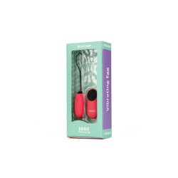 DIVERSUAL Vibro-Ei mit Fernbedienung Rot