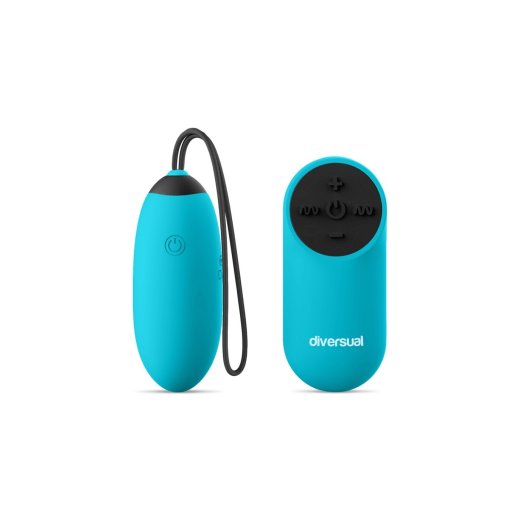 DIVERSUAL Vibro-Ei mit Fernbedienung Türkis