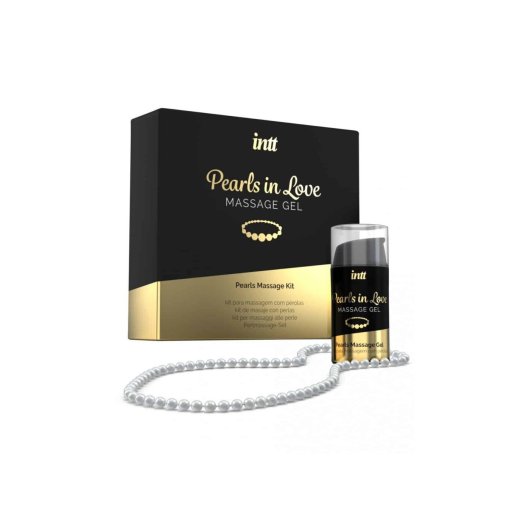 INTT Pearls in Love Massagegel-Set mit Perlenkette