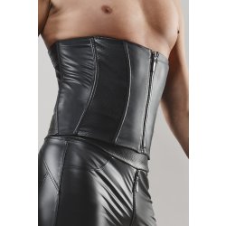REGNES FETISH PLANET Corsage mit Zipper Schwarz