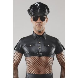 REGNES FETISH PLANET Crop Top Schwarz