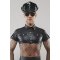 REGNES FETISH PLANET Crop Top Schwarz