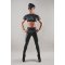 REGNES FETISH PLANET Crop Top Schwarz