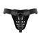 BEDROOM FANTASIES Locked Lust Chastity Briefs aus PU-Leder Schwarz