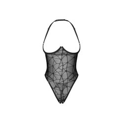 OBSESSIVE Olianna Teddy mit offenem Schritt Schwarz