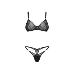 OBSESSIVE Olianna Dessous-Set 2-teilig Schwarz