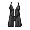 OBSESSIVE Elianes Babydoll mit String Schwarz