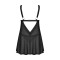OBSESSIVE Elianes Babydoll mit String Schwarz