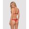 OBSESSIVE Crimessa Dessous-Set 2-teilig Rot