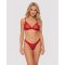 OBSESSIVE Crimessa Dessous-Set 2-teilig Rot