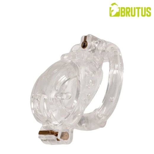 BRUTUS Doorman Chastity Cage Transparent
