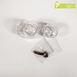 BRUTUS Orb Chastity Cage Transparent
