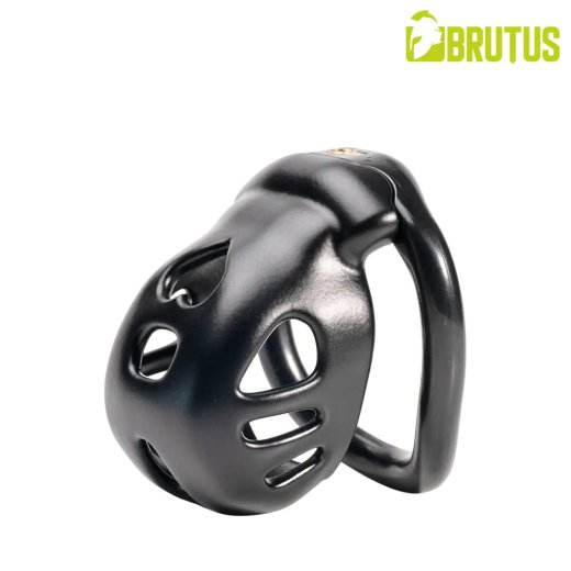 BRUTUS Knob Chastity Cage Schwarz