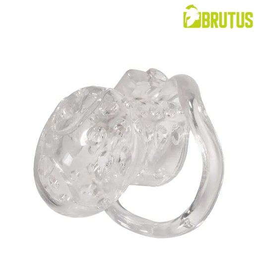 BRUTUS Airhole Chastity Cage Transparent