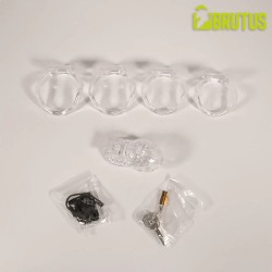 BRUTUS Airhole Chastity Cage Transparent