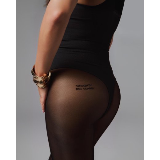 OBSESSIVE Patrise Classy Strumpfhose "Naughty but Classy" Schwarz