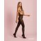 OBSESSIVE Norless Sexy Strumpfhose "In My Slutty Era" mit offenem Schritt Schwarz