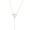 OTAZU Harmony Crystal Fusskette Gold