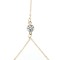 OTAZU Harmony Crystal Fusskette Gold